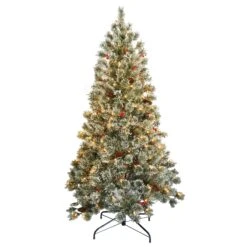 6 Ft. Pre-Lit Cashmere Tree With Clear Lights