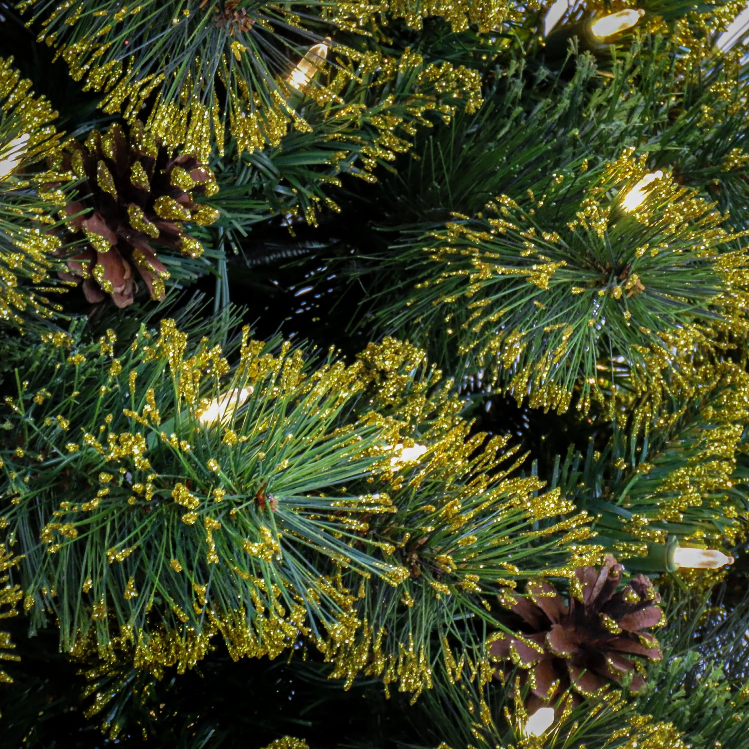 7 Ft. Pre-Lit Maine Pine Tree With LED Lights 3 7 Ft. Pre-Lit Maine Pine Tree With LED Lights - Image 3