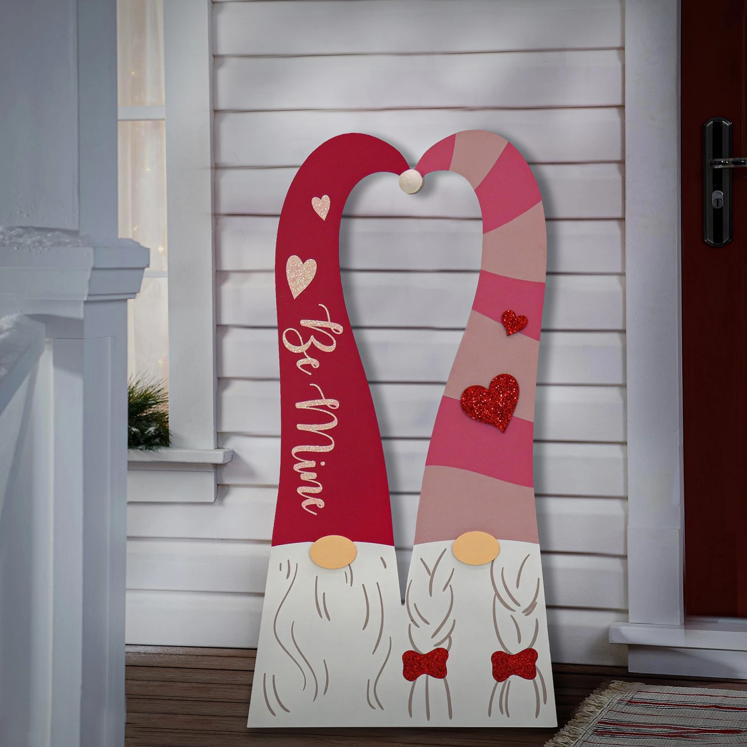 36 In. Valentine's Gnome Couple Porch Decor 2 36 In. Valentine's Gnome Couple Porch Decor - Image 2
