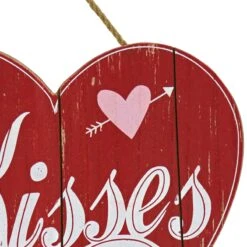 11 In. Valentine's 'Kisses' Wall Decor -Christmas Trees Sales MZ17 22V225 1 3