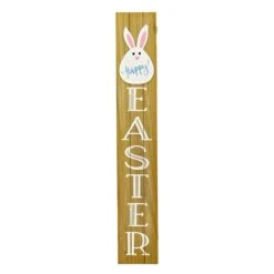 43 In. Easter Bunny Sign Porch Decoration