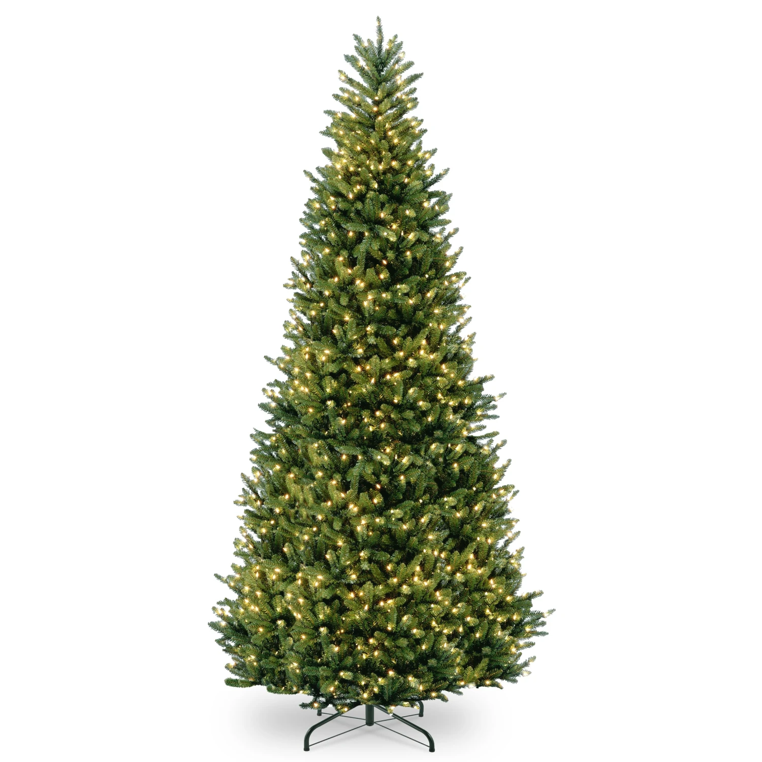 10 Ft. Pre-Lit Natural Fraser Slim Fir Tree With Clear Lights 1 10 Ft. Pre-Lit Natural Fraser Slim Fir Tree With Clear Lights