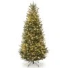 6.5 Ft. Pre-Lit Natural Fraser Fir Slim Tree With Clear Lights