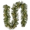 9 Ft. Pre-Lit Norwood Fir Garland With Clear Lights - 12 In Diameter