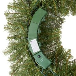 30 In. Pre-Lit Norwood Fir Wreath With LED Lights 8 30 In. Pre-Lit Norwood Fir Wreath With LED Lights -Christmas Trees Sales NF3 308 30WB 1 Silo detail