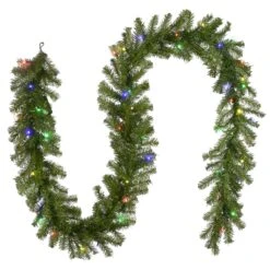 9 Ft. Pre-Lit Norwood Fir Garland With Battery Operated Multicolor LED Lights -Christmas Trees Sales NF3 309 9A B c48af9cc ea60 4707 ada9 73f1f5549867