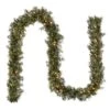 9 Ft. Pre-Lit Plug-In Norwood Fir Garland With Clear Lights - 10 In Diameter