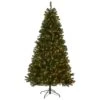 6.5 Ft. Pre-Lit North Valley Spruce Tree With Clear Lights