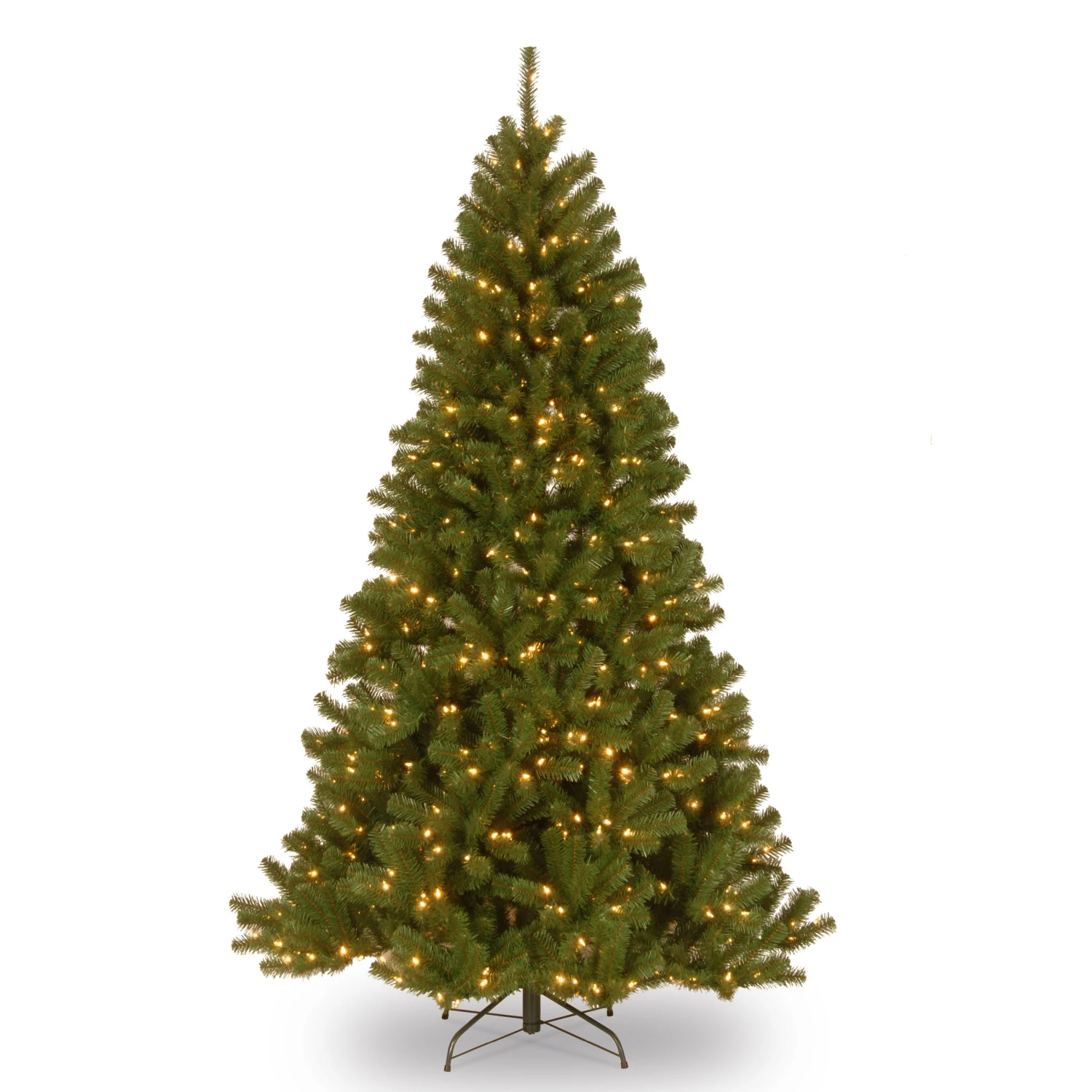 7 Ft. Pre-Lit North Valley Spruce Tree With 500 Clear Lights 1 7 Ft. Pre-Lit North Valley Spruce Tree With 500 Clear Lights
