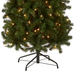 7.5 Ft. Pre-Lit North Valley Spruce Pencil Slim Tree With Clear Lights 11 7.5 Ft. Pre-Lit North Valley Spruce Pencil Slim Tree With Clear Lights -Christmas Trees Sales NRV7 358 75 Silo C2