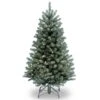 4.5 Ft. Pre-Lit North Valley Blue Spruce Tree With Clear Lights