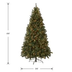 6.5 Ft. Pre-Lit North Valley Spruce Blue Tree With Clear Lights 13 6.5 Ft. Pre-Lit North Valley Spruce Blue Tree With Clear Lights -Christmas Trees Sales NRVB7 306 65 Silo Dim