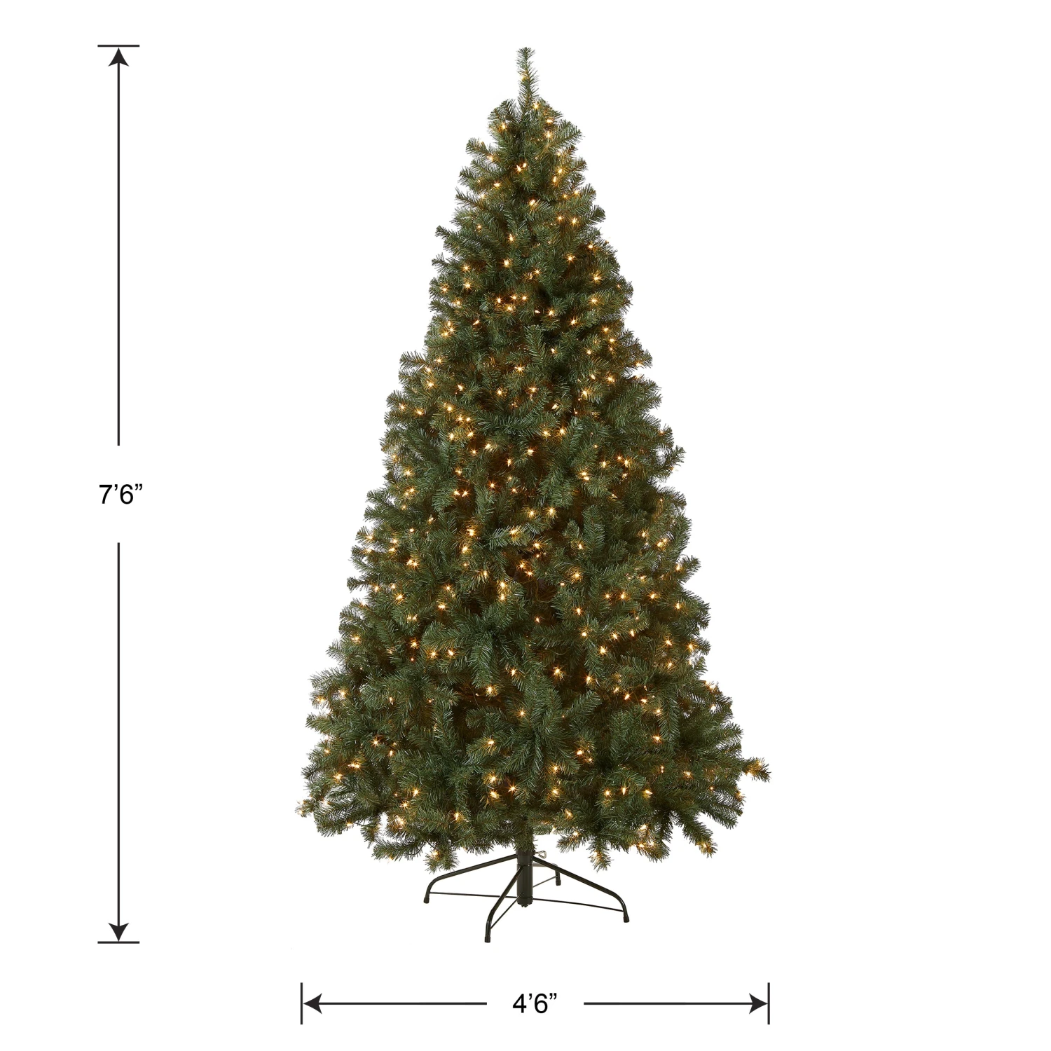 7.5 Ft. Pre-Lit North Valley Spruce Blue Tree With Clear Lights 5 7.5 Ft. Pre-Lit North Valley Spruce Blue Tree With Clear Lights - Image 5