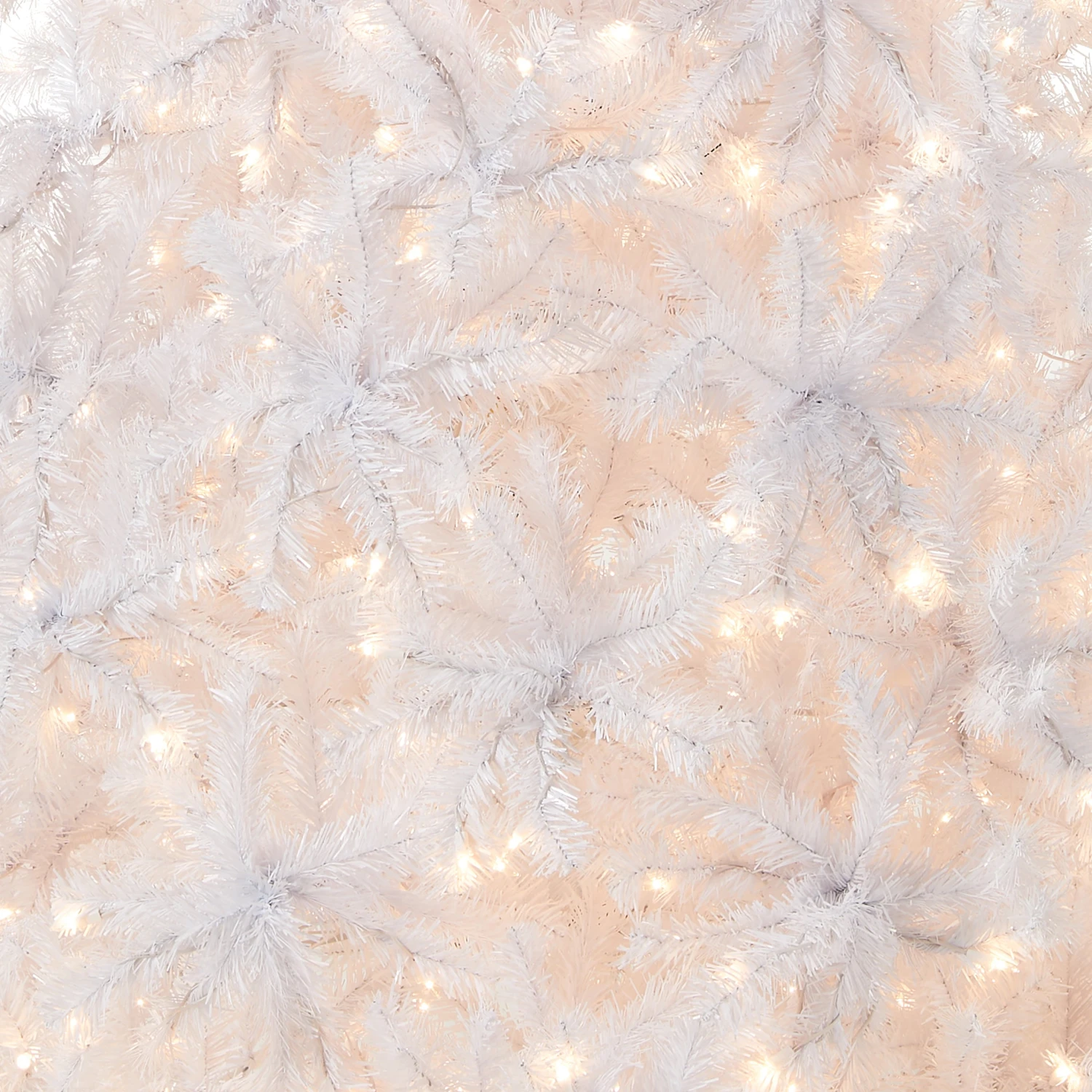 7.5 Ft. Pre-Lit North Valley Spruce White Tree With Clear Lights 7 7.5 Ft. Pre-Lit North Valley Spruce White Tree With Clear Lights - Image 7