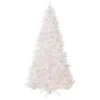 9 Ft. Pre-Lit North Valley Spruce White Tree With Clear Lights