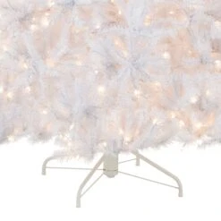 9 Ft. Pre-Lit North Valley Spruce White Tree With Clear Lights 15 9 Ft. Pre-Lit North Valley Spruce White Tree With Clear Lights -Christmas Trees Sales NRVW7 302 90 Silo C2