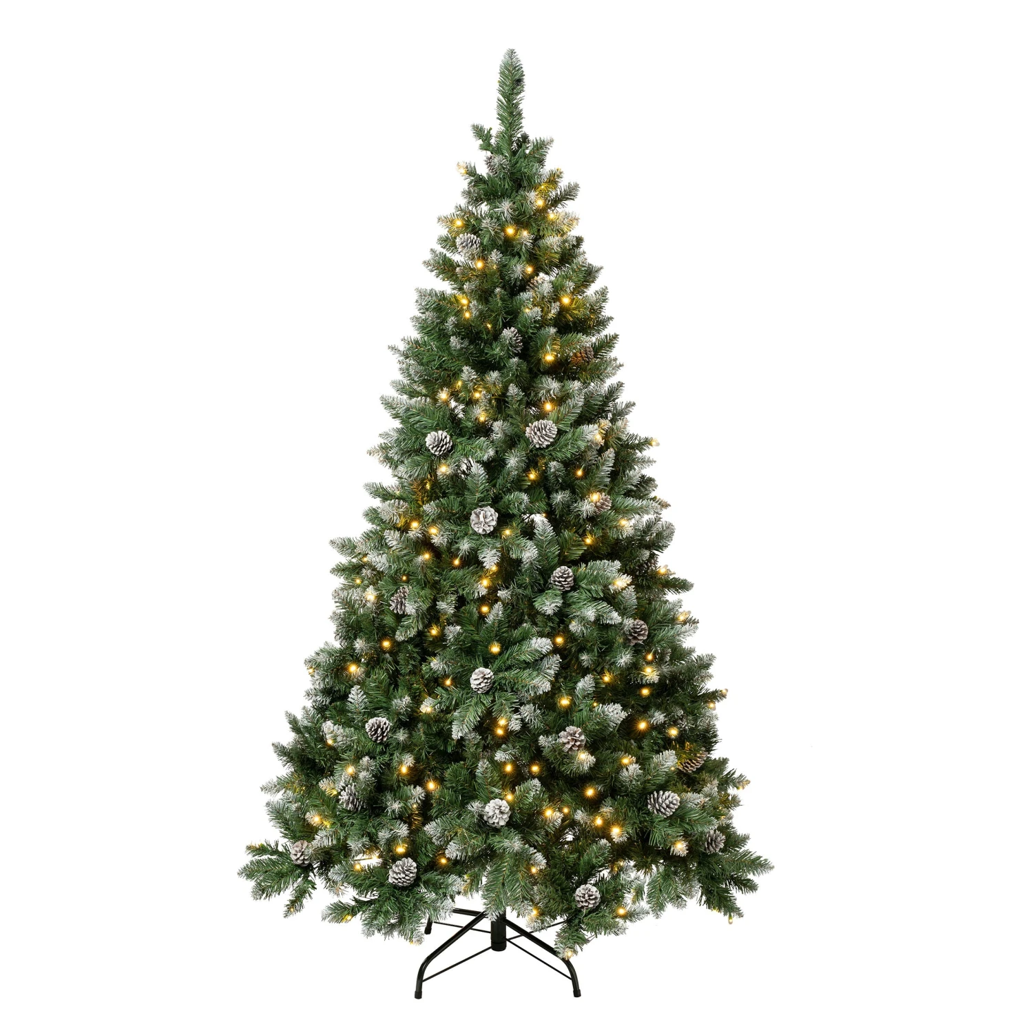 6 Ft. Pre-Lit Oakley Hills Snow Tree With Warm White LED Lights 5 6 Ft. Pre-Lit Oakley Hills Snow Tree With Warm White LED Lights - Image 5