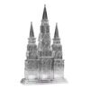 17 In. Christmas Cathedral Decoration With White LED Lights