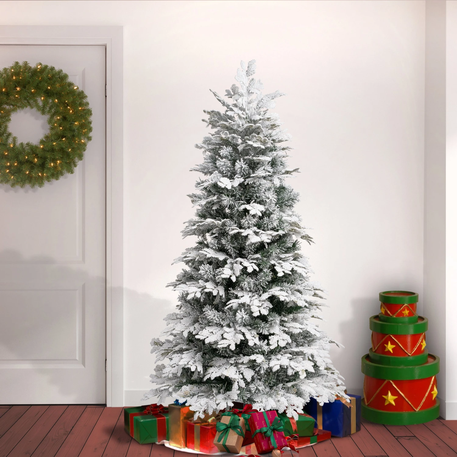 6 Ft. Acacius Snowy Tree 2 6 Ft. Acacius Snowy Tree - Image 2
