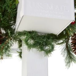 36 In. Pre-Lit Colonial Fir Mailbox Swag With LED Lights 9 36 In. Pre-Lit Colonial Fir Mailbox Swag With LED Lights -Christmas Trees Sales PECO7 395 36MB Silo detail
