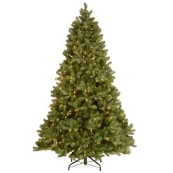 7.5 Ft. Pre-Lit Downswept Douglas Fir Tree With 750 Clear Lights & 1867 Branch Tips