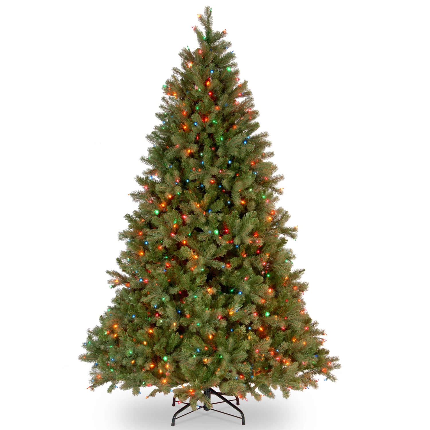 6.5 Ft. Pre-Lit Downswept Douglas Fir Tree With Multicolor Lights 1 6.5 Ft. Pre-Lit Downswept Douglas Fir Tree With Multicolor Lights
