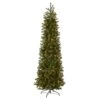 7.5 Ft. Pre-Lit Downswept Douglas Fir Pencil Slim Tree With Clear Lights