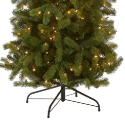7.5 Ft. Pre-Lit Downswept Douglas Fir Pencil Slim Tree With Clear Lights 11 7.5 Ft. Pre-Lit Downswept Douglas Fir Pencil Slim Tree With Clear Lights -Christmas Trees Sales PEDD4 392 75 Silo C2