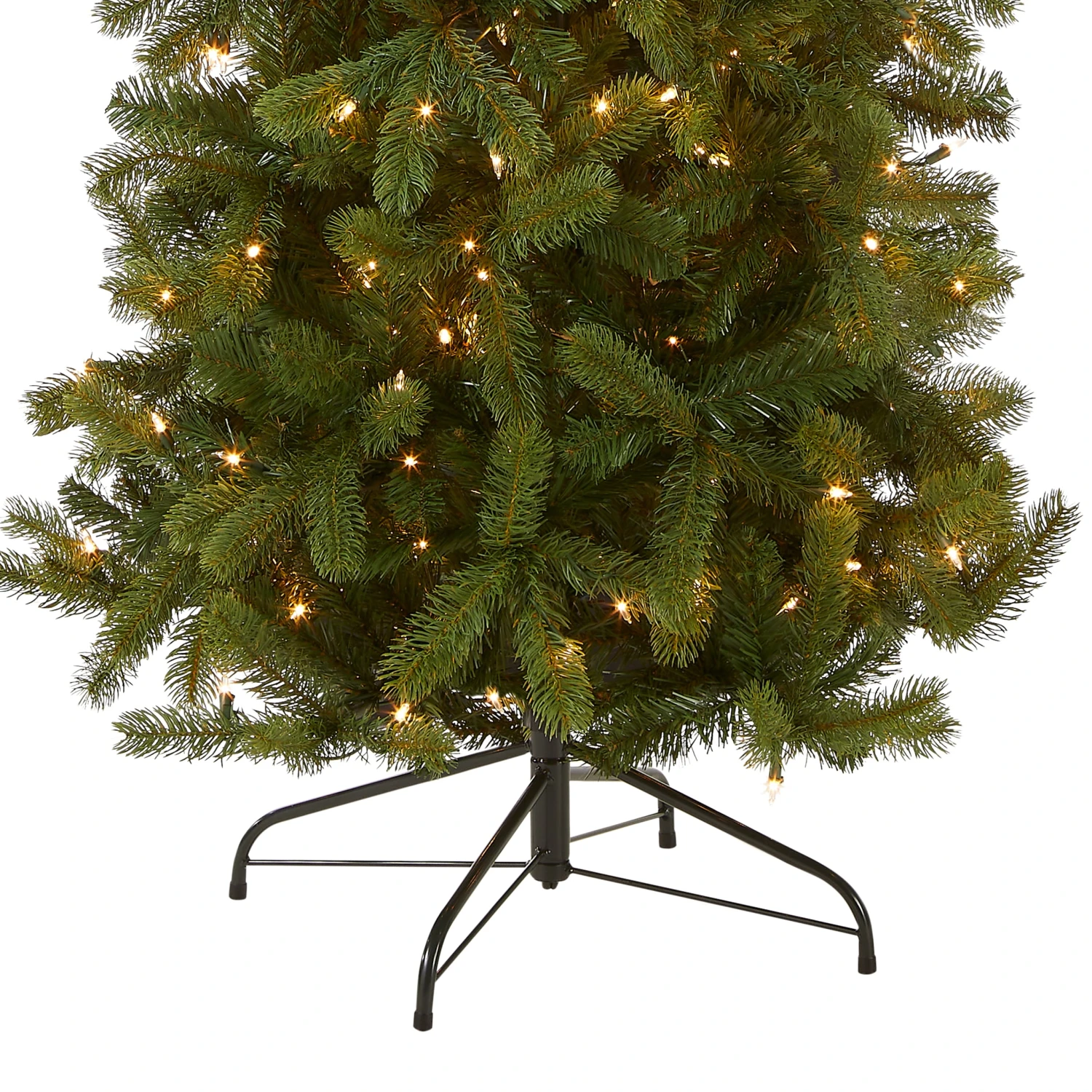 9 Ft. Pre-Lit Downswept Douglas Fir Pencil Slim Tree With Clear Lights 4 9 Ft. Pre-Lit Downswept Douglas Fir Pencil Slim Tree With Clear Lights - Image 4