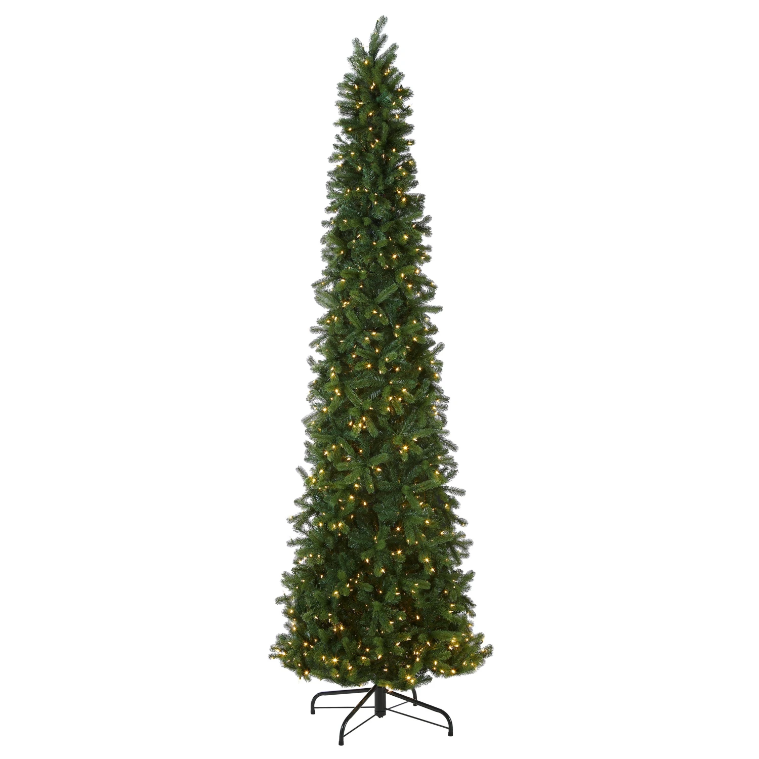 12 Ft. Pre-Lit Downswept Douglas Fir Pencil Slim Tree With Dual Color LED Lights 8 12 Ft. Pre-Lit Downswept Douglas Fir Pencil Slim Tree With Dual Color LED Lights - Image 8