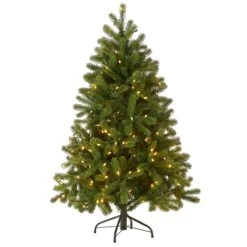 4.5 Ft. Pre-Lit Downswept Douglas Fir Tree With Dual Color LED Lights 14 4.5 Ft. Pre-Lit Downswept Douglas Fir Tree With Dual Color LED Lights -Christmas Trees Sales PEDD8 339D 45 Silo