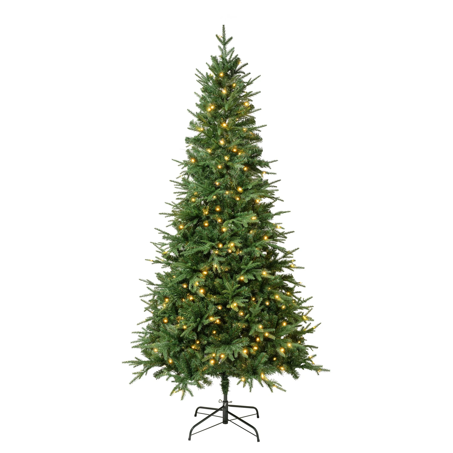 7.5 Ft. Pre-Lit Duxbury MixFeel Real Tree With Warm White LED Lights 1 7.5 Ft. Pre-Lit Duxbury MixFeel Real Tree With Warm White LED Lights