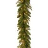 9 Ft. Pre-Lit Fraser Grande Garland With Clear Lights