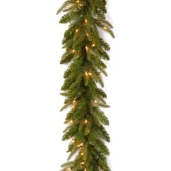 9 Ft. Pre-Lit Fraser Grande Garland With Clear Lights