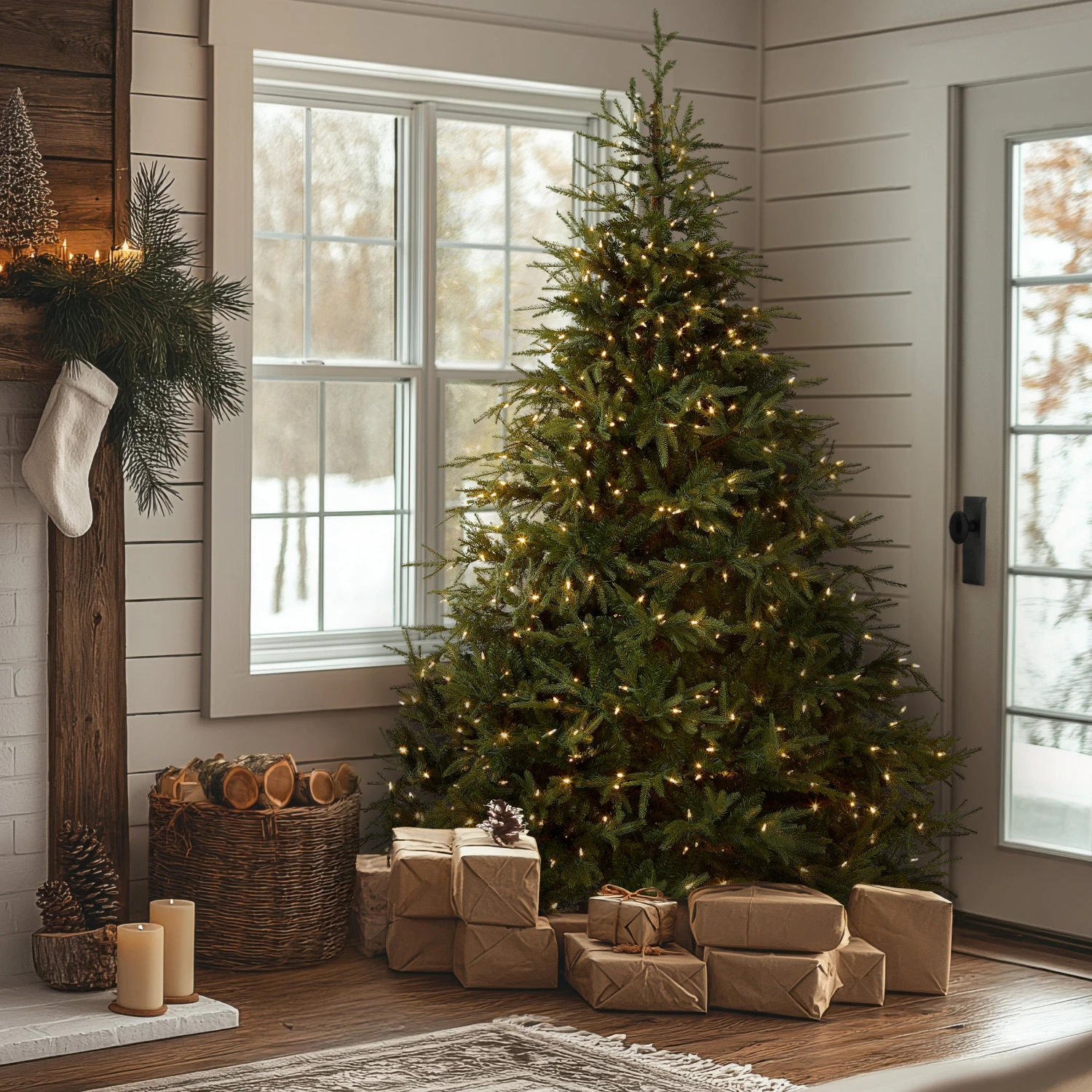 9 Ft. Pre-Lit Fraser Grande Tree With Dual Color LED Lights 2 9 Ft. Pre-Lit Fraser Grande Tree With Dual Color LED Lights - Image 2