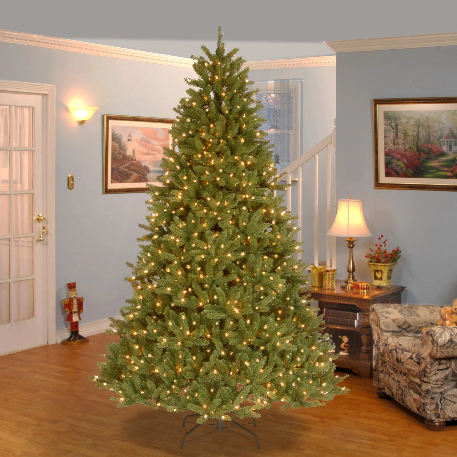 7.5 Ft. Pre-Lit Grande Fir Medium Tree With Clear Lights 6 7.5 Ft. Pre-Lit Grande Fir Medium Tree With Clear Lights - Image 6