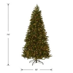 7.5 Ft. Pre-Lit Grande Fir Medium Tree With Clear Lights 13 7.5 Ft. Pre-Lit Grande Fir Medium Tree With Clear Lights -Christmas Trees Sales PEGF4 307 75 Silo Dim