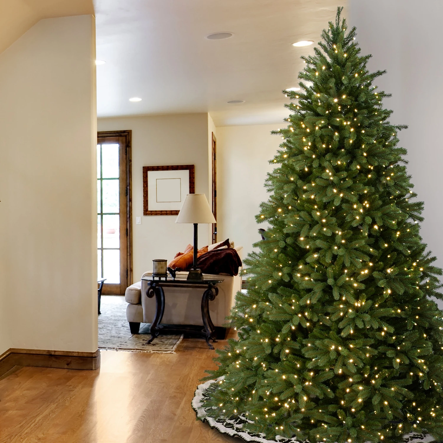 7.5 Ft. Pre-Lit Jersey Fraser Fir Tree With Clear Lights 9 7.5 Ft. Pre-Lit Jersey Fraser Fir Tree With Clear Lights - Image 9