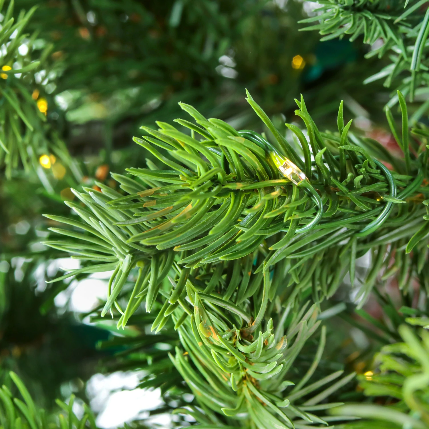 10 Ft. Pre-Lit Lark Pine Feel Real Medium Tree With Warm White LED Rice Lights 3 10 Ft. Pre-Lit Lark Pine Feel Real Medium Tree With Warm White LED Rice Lights - Image 3