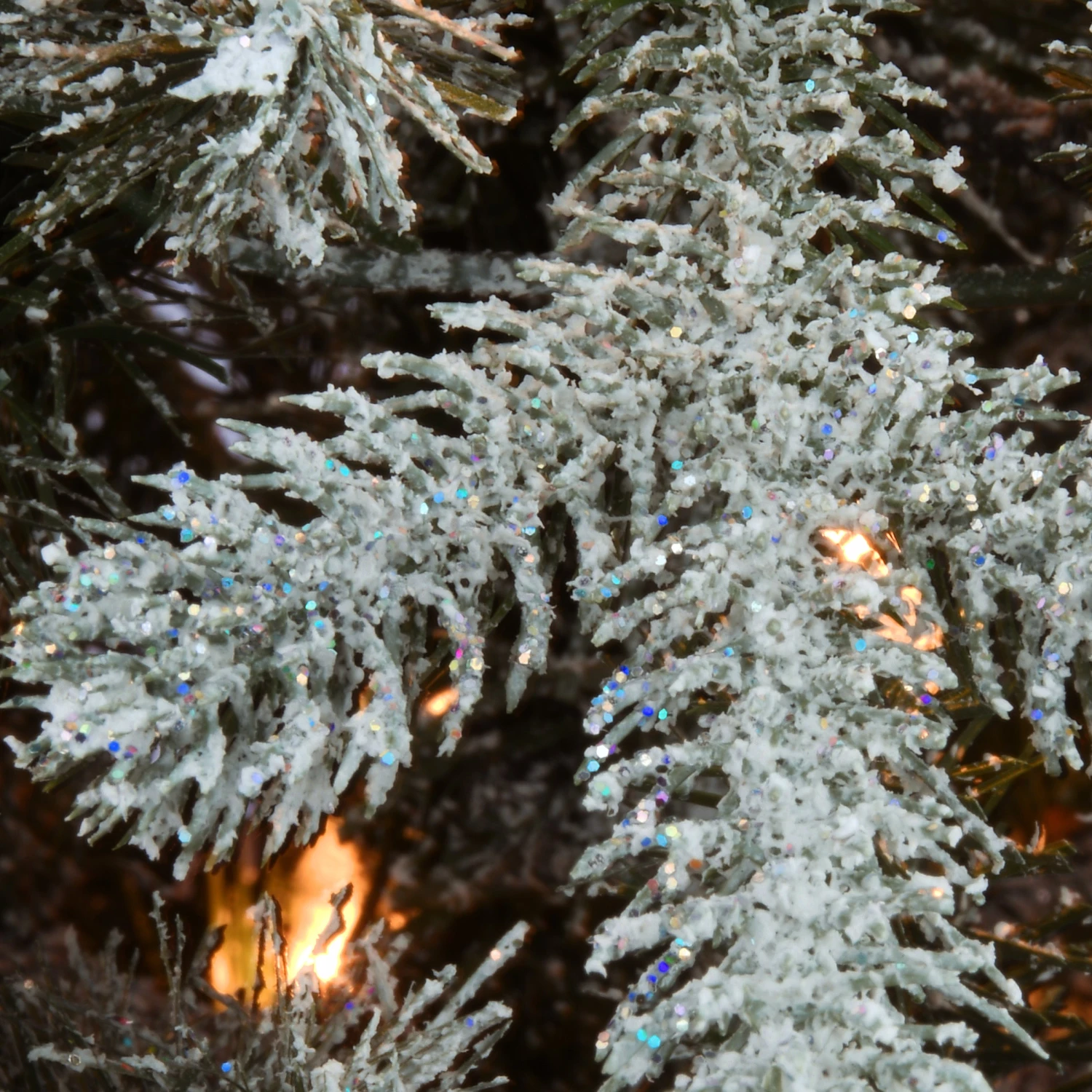 4 Ft. Pre-LitSnowy Morgan Spruce Tree With Clear Lights 5 4 Ft. Pre-LitSnowy Morgan Spruce Tree With Clear Lights - Image 5