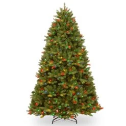6.5 Ft. Pre-Lit Newberry Spruce Tree With PowerConnect Dual Color LED Lights -Christmas Trees Sales PEND2 D00 65 1