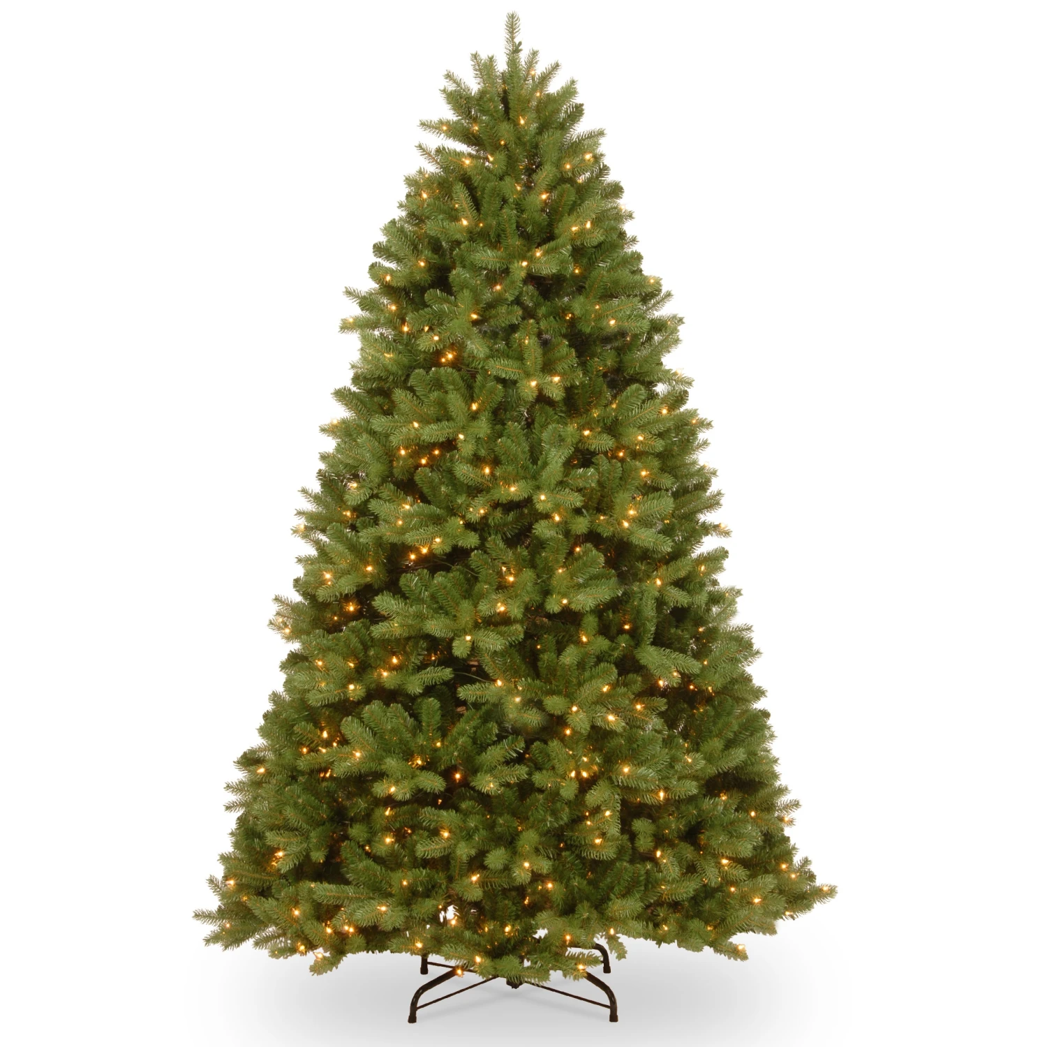 8 Ft. Pre-Lit Newberry Spruce Tree With PowerConnect Dual Color LED Lights 1 8 Ft. Pre-Lit Newberry Spruce Tree With PowerConnect Dual Color LED Lights