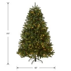 8 Ft. Pre-Lit Newberry Spruce Tree With PowerConnect Dual Color LED Lights 11 8 Ft. Pre-Lit Newberry Spruce Tree With PowerConnect Dual Color LED Lights -Christmas Trees Sales PEND2 D13 80 Silo Dim