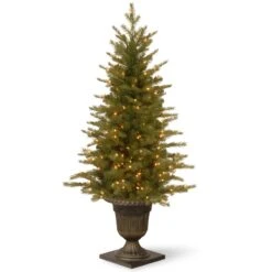 4 Ft. Pre-Lit Nordic Spruce Tree With Clear Lights