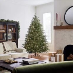 7.5 Ft. Pre-Lit Nordic Spruce Medium Tree With Clear Lights -Christmas Trees Sales PENS1 307 75 Lifestyle