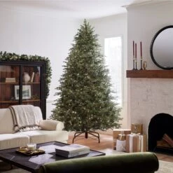 9 Ft. Pre-Lit Nordic Spruce Medium Tree With Clear Lights 15 9 Ft. Pre-Lit Nordic Spruce Medium Tree With Clear Lights -Christmas Trees Sales PENS1 307 90 Lifestyle