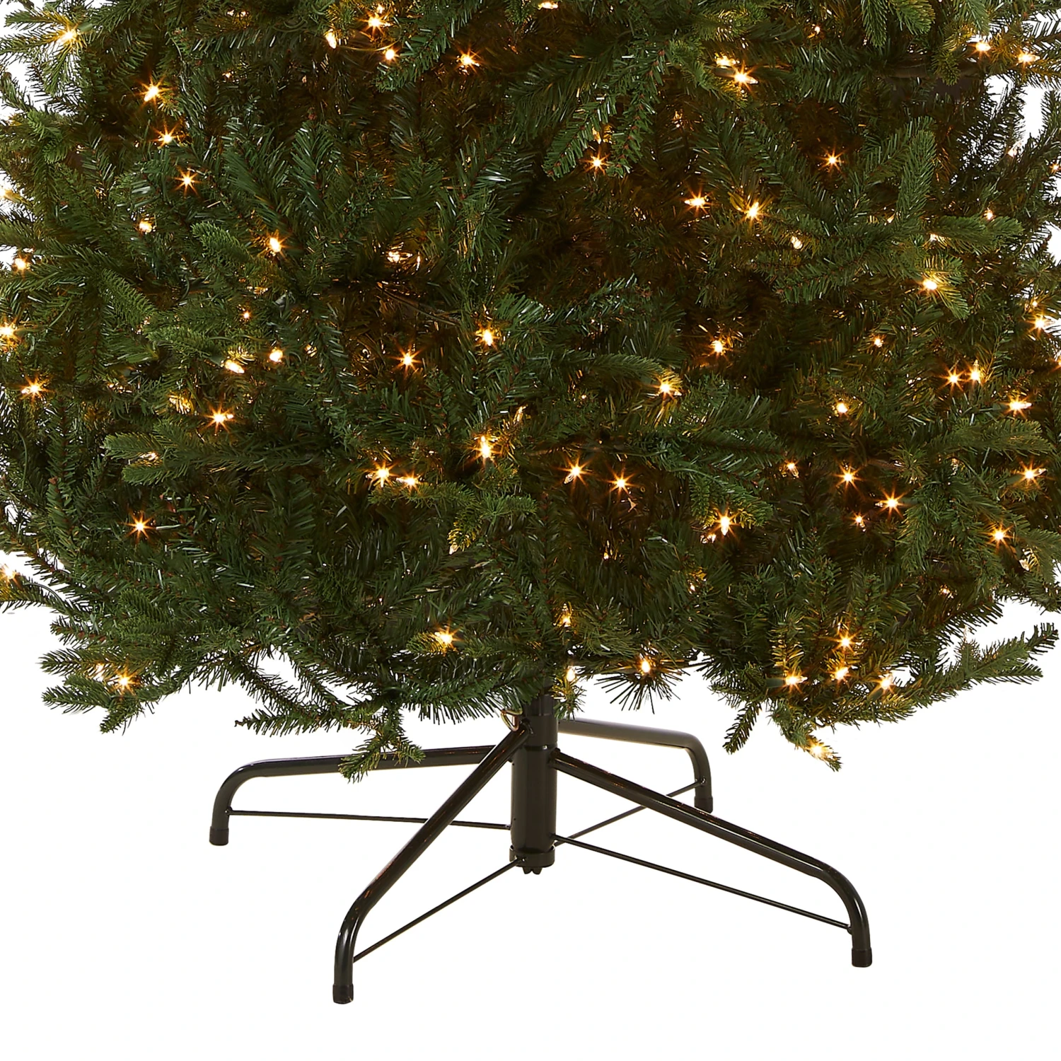 9 Ft. Pre-Lit Tiffany Fir Slim Tree With Clear Lights - PE Branch Tips 4 9 Ft. Pre-Lit Tiffany Fir Slim Tree With Clear Lights - PE Branch Tips - Image 4