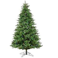 10 Ft. Pre-Lit Norway Spruce Hinged Tree With Warm White LED Lights -Christmas Trees Sales PEXN13 307L 100 5