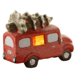 7 In. Terracotta Holiday Truck With Warm White LED Lights 5 7 In. Terracotta Holiday Truck With Warm White LED Lights -Christmas Trees Sales PG11 36042 4