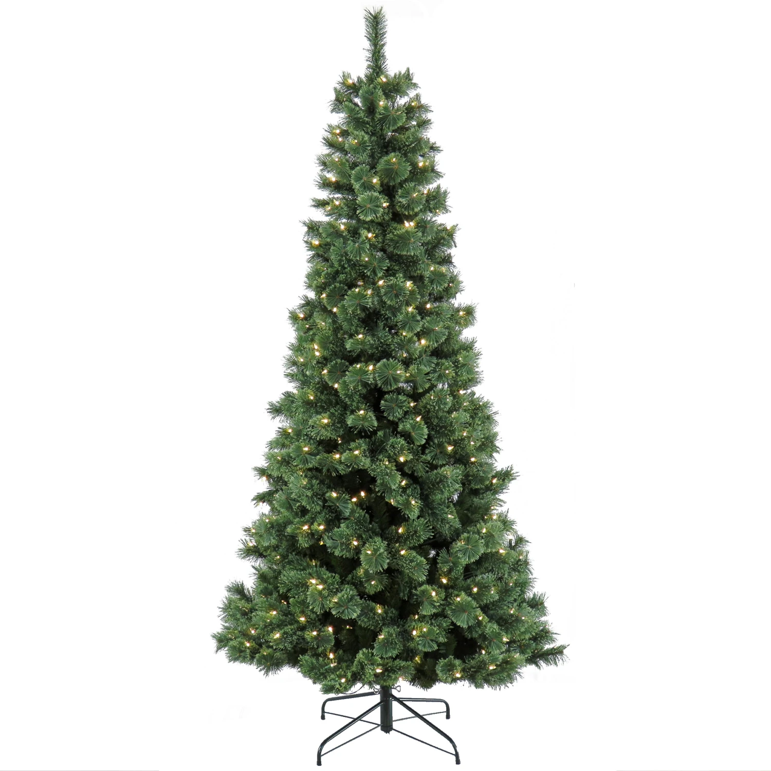 7.5 Ft. Pre-Lit Pilchuck Pine Tree With LED Lights 1 7.5 Ft. Pre-Lit Pilchuck Pine Tree With LED Lights